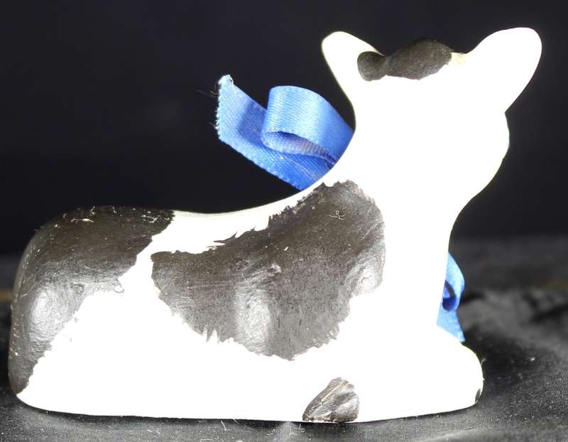 Small Ceramic Cow Laying Down