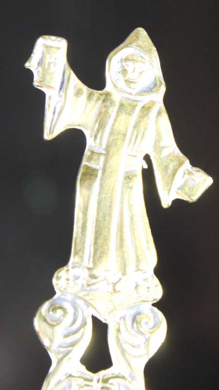 Souvenir Teaspoon - Monk Figure
