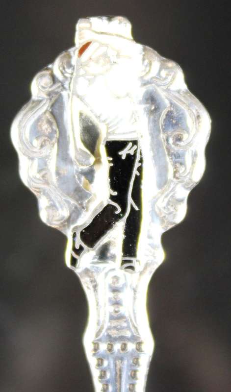 Souvenir Teaspoon - Golfer