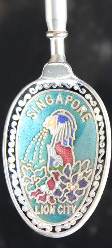 Souvenir Teaspoon - Singapore Lion City