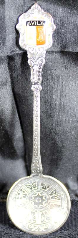 Souvenir Sugar Spoon - Avila - Very Detailed Engraved