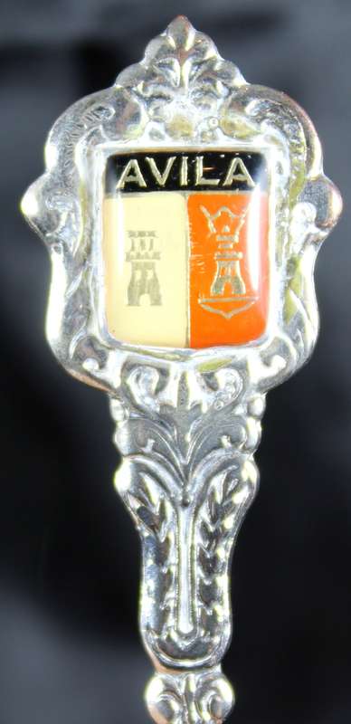 Souvenir Sugar Spoon - Avila - Very Detailed Engraved