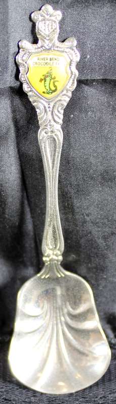 Souvenir Sugar Spoon - River Bend Crocodile Farm