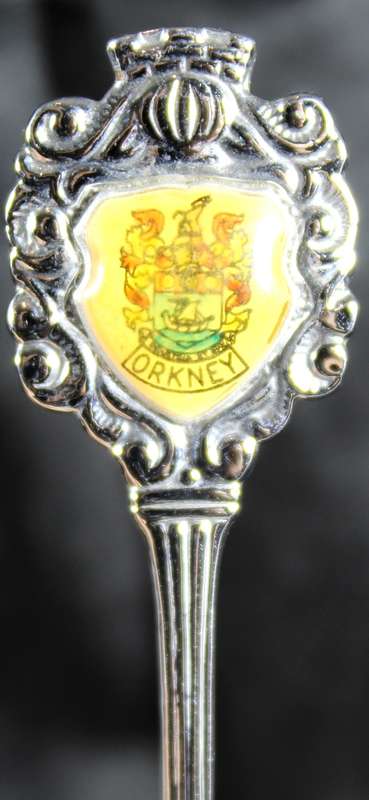 Souvenir Sugar Spoon - Orkney