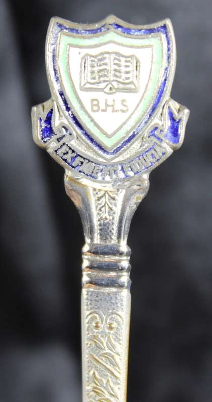 Souvenir Sugar Spoon - B.H.S