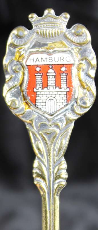 Souvenir Teaspoon - Hamburg
