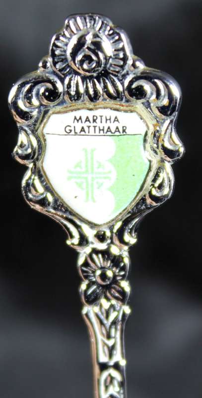 Souvenir Sugar Spoon - Martha Glatthaar