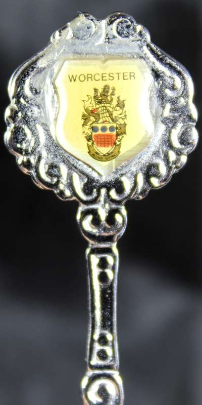 Souvenir Sugar Spoon - Worcester