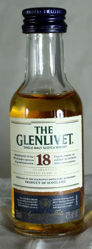 Mini Liquor Bottle - Glenlivet Whisky (50ml) - BID NOW!!!