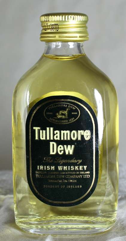Mini Liquor Bottle -Tullamore Dew Whiskey (50ml) - BID NOW!!!