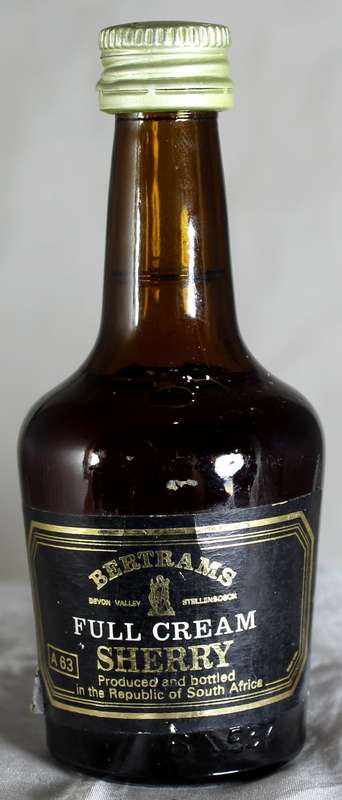 Mini Liquor Bottle - Bertrams Sherry (50ml)