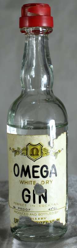 Mini Liquor Bottle - Omega Gin (40ml)