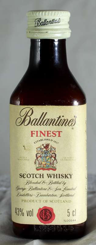 Mini Liquor Bottle - Ballantine`s Whisky (50ml) - Plastic Bottle - BID NOW!!!