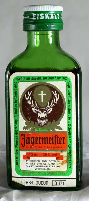Mini Liquor Bottle - Jagermeister (40ml)