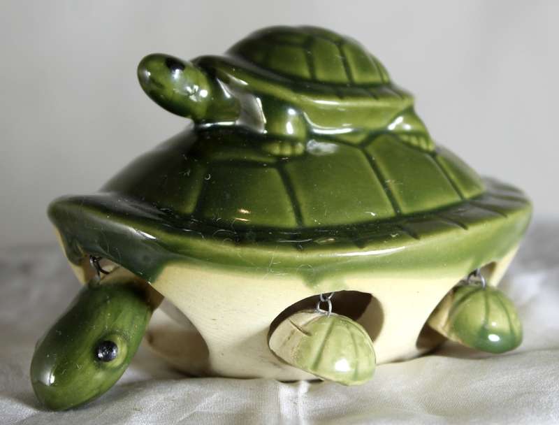 Ceramic Tortoise & Baby - Moving Legs and Head - BID NOW!!!