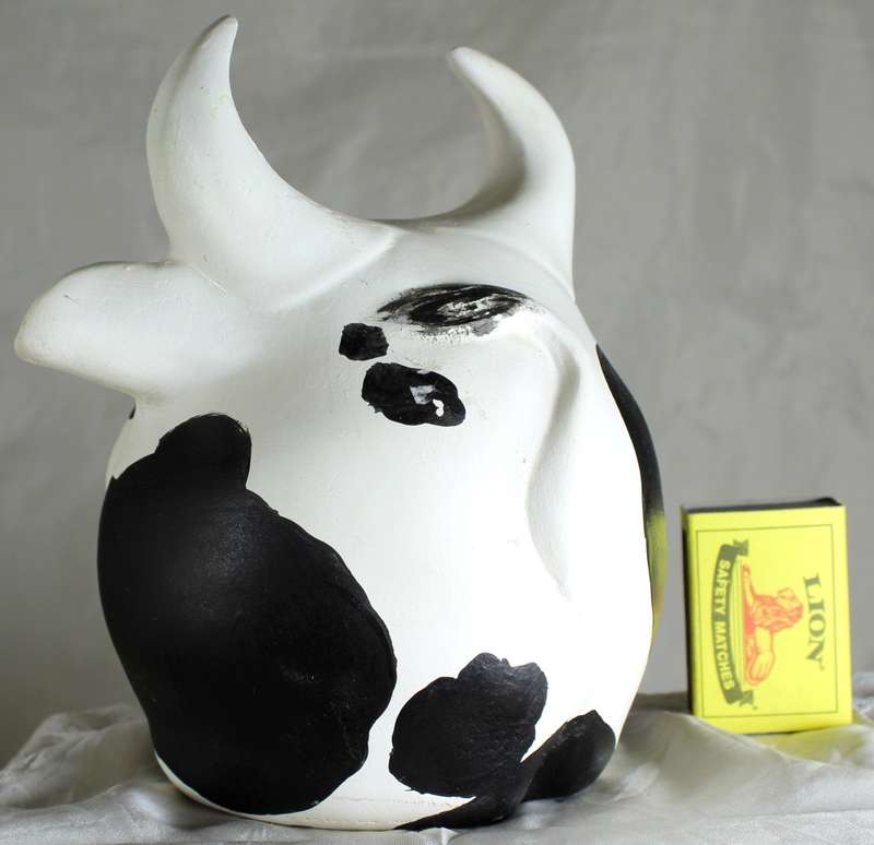 Ceramic Cow`s Head - BID NOW!!!