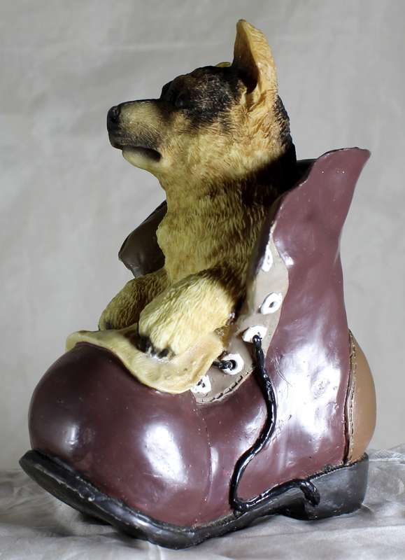 Large Puppy in a Shoe - BID NOW!!!