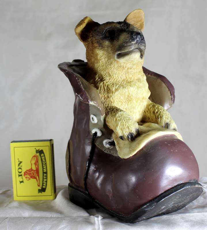 Large Puppy in a Shoe - BID NOW!!!