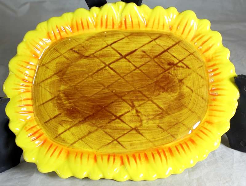 Yellow Starburst Plate - BID NOW!!!