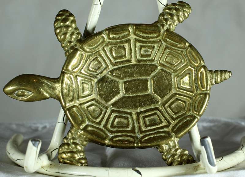 Brass Turtle Trinket Dish