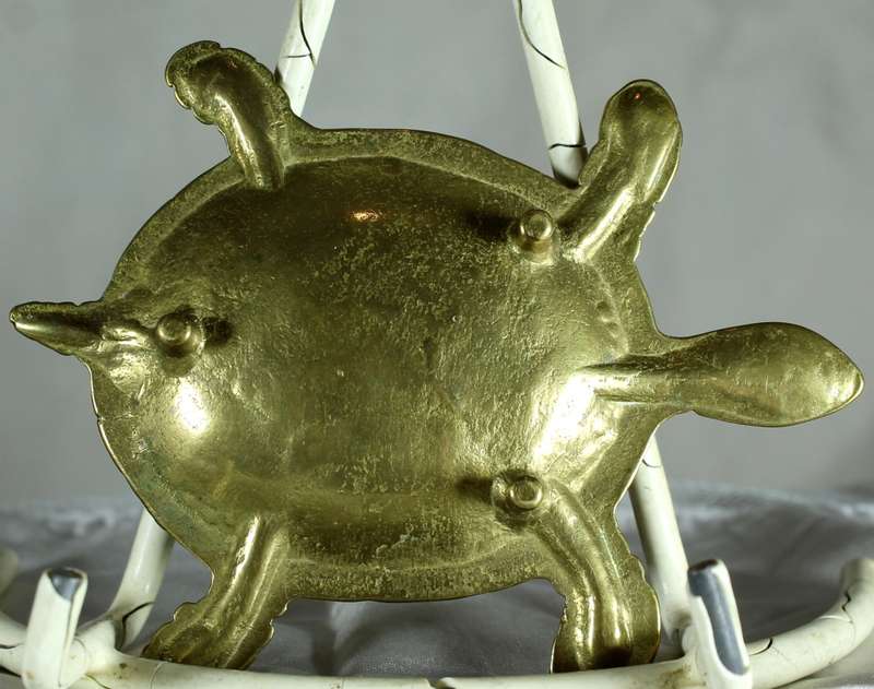 Brass Turtle Trinket Dish