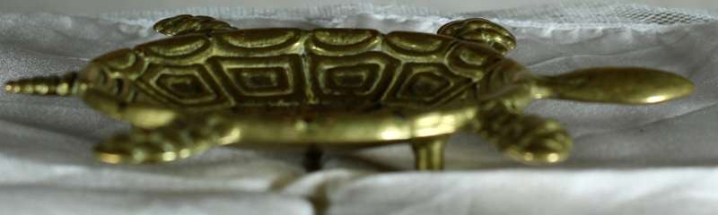 Brass Turtle Trinket Dish