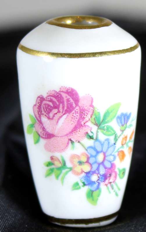 Limoge Vase with Flower Scene - BID NOW!!!
