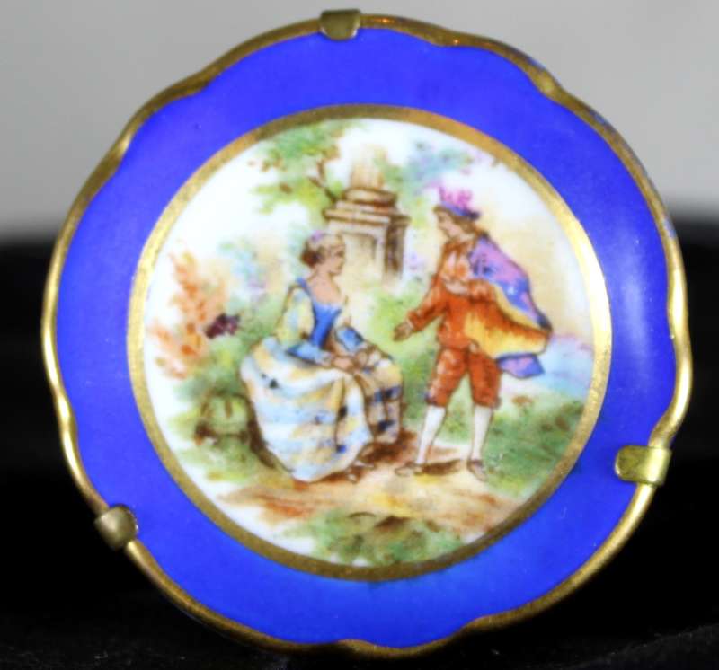 Limoge Display Plate - Victorian Dance - BID NOW!!!
