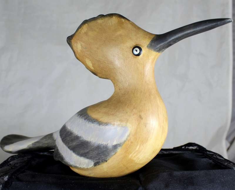 Signed African Art - Wooden Woodpecker - BID NOW!!!