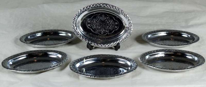 Set of 6 Glass Mini Trinket Dishes