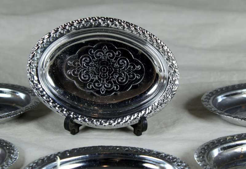 Set of 6 Glass Mini Trinket Dishes