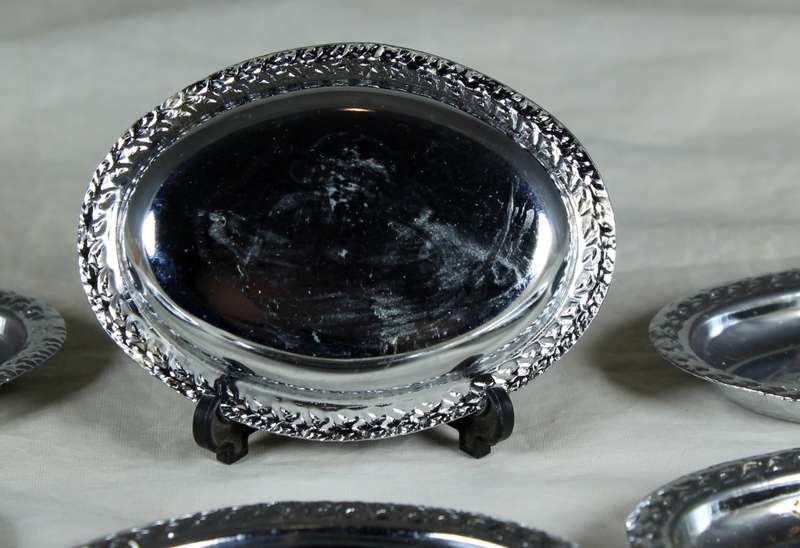 Set of 6 Glass Mini Trinket Dishes