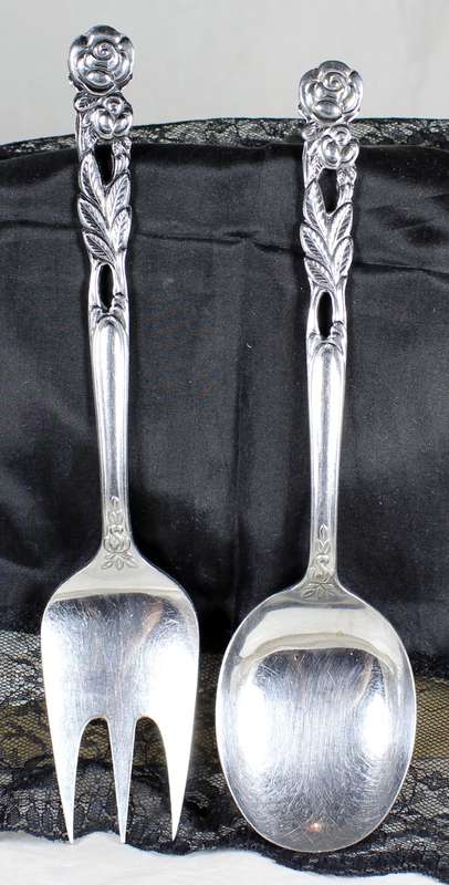Set of Stainless Steel Japanese Salad Server