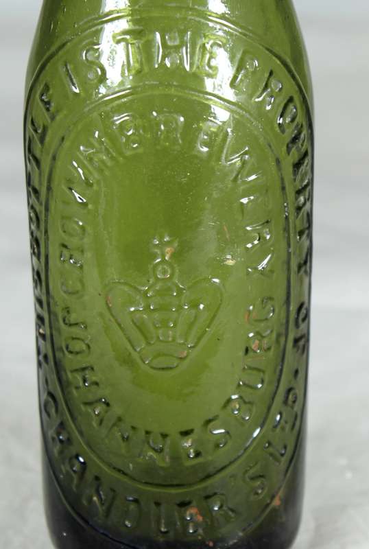 Vintage Bottle - Crown Brew Johannesburg - London