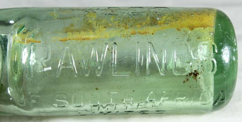 Vintage Bottle with Marble Neck - Rawlings South-Africa