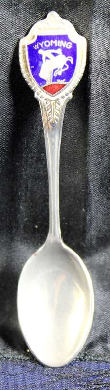 Souvenir Teaspoon - Wyoming