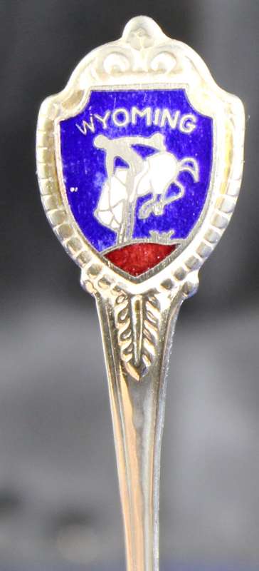 Souvenir Teaspoon - Wyoming