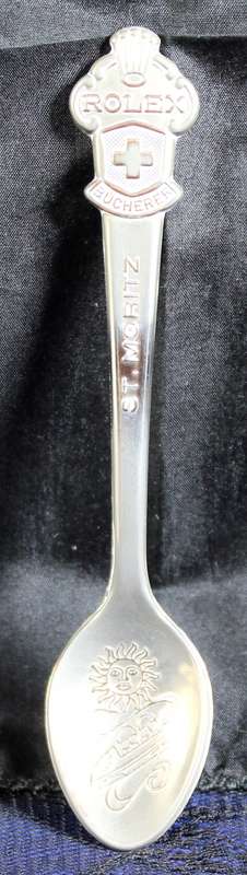 Souvenir Teaspoon - Rolex - St. Moritz - Low Price!! - Bid Now!!!