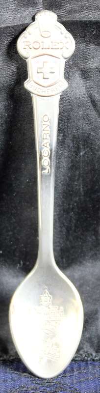 Souvenir Teaspoon - Rolex - Locarno - Low Price!! - Bid Now!!!