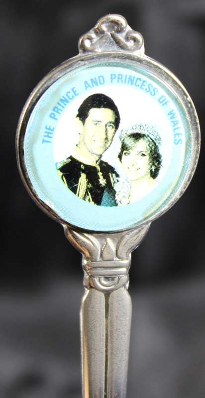 Souvenir Teaspoon - The Prince & Princess of Wales