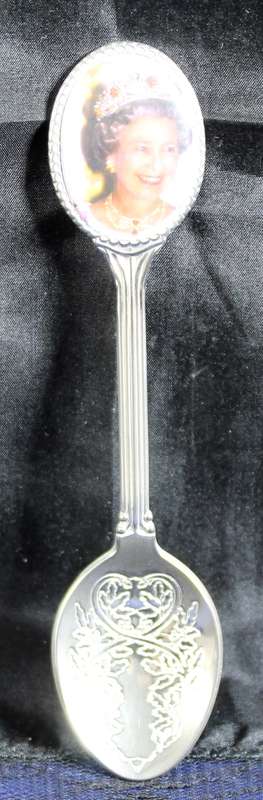 Souvenir Teaspoon - Queen Elizabeth