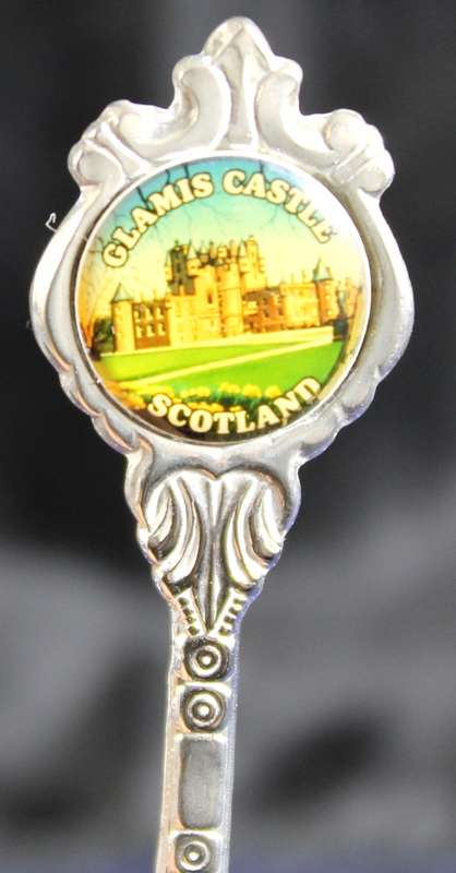 Souvenir Tea Spoon - Glamis Castle Scotland