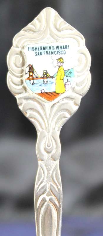Souvenir Tea Spoon - Fishermans Wharf San Fransisco