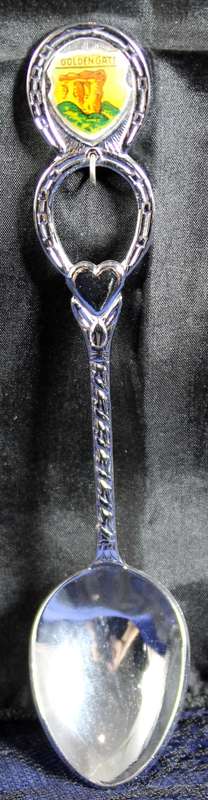 Souvenir Tea Spoon - Golden Gate