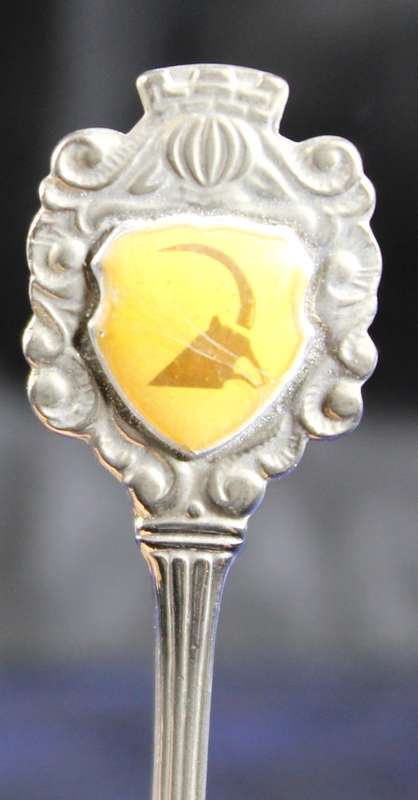 Souvenir Tea Spoon - Sabie - Antelope with Bird
