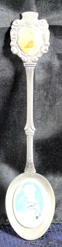 Souvenir Tea Spoon - Sabie - Antelope with Bird