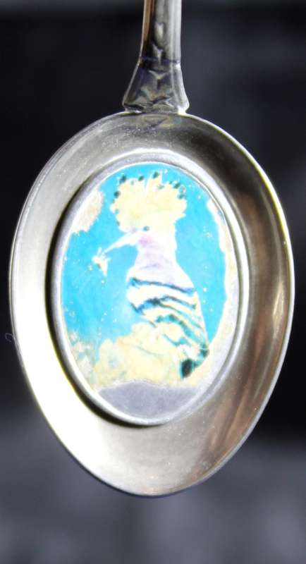 Souvenir Tea Spoon - Sabie - Antelope with Bird
