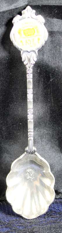 Souvenir Sugar Spoon - St. Marys Church Rye