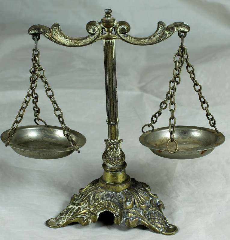 Ornate Brass Balance Scale - BID NOW!!!