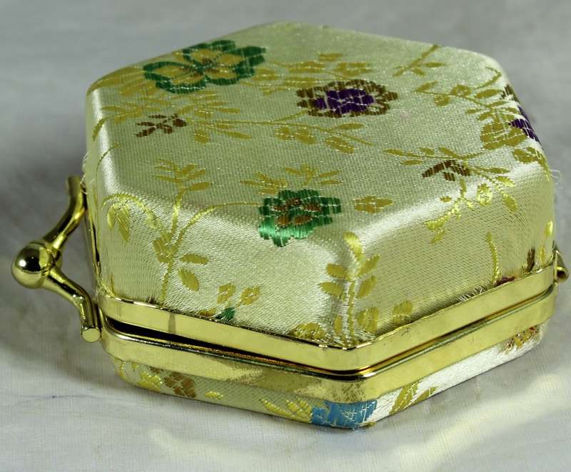 Miniature Jewelry Box With Mirror - BID NOW!!!